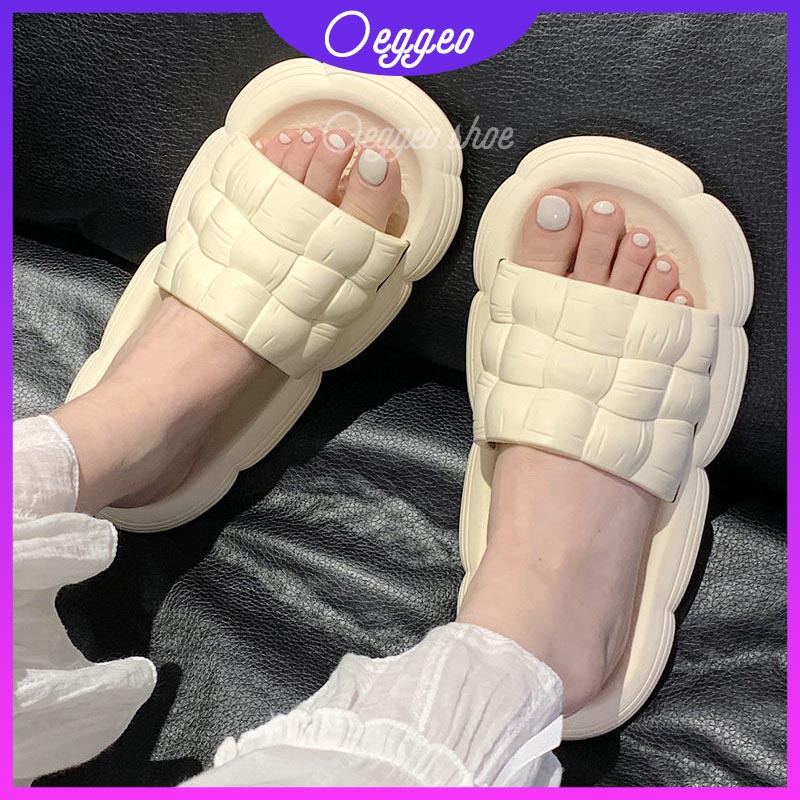 Oeggeo shop Dép Đế Dày Mang Trong Nhà Cho Nữ