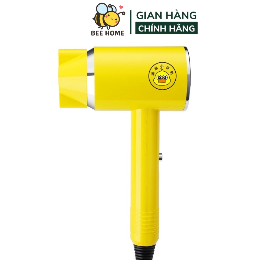 Máy sấy tóc cầm tay mini 2 chiều nóng lạnh Vịt Vàng PARAMETER công suất 1200W, 3 nấc nhiệt, bảo hành 12 tháng