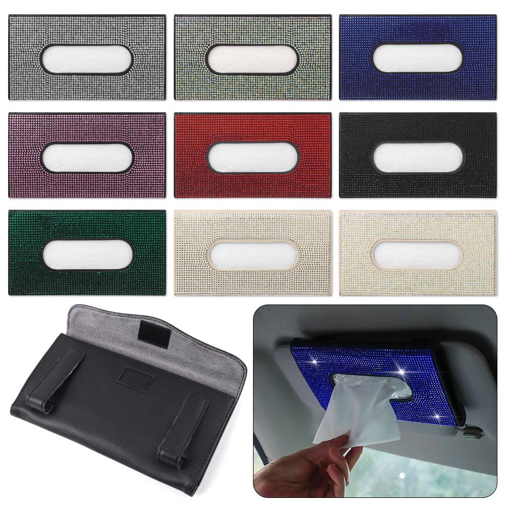 MAG Hộp Đựng Khăn Giấy Tự Động Đính Đá Sang Trọng Cho Bạn Gái