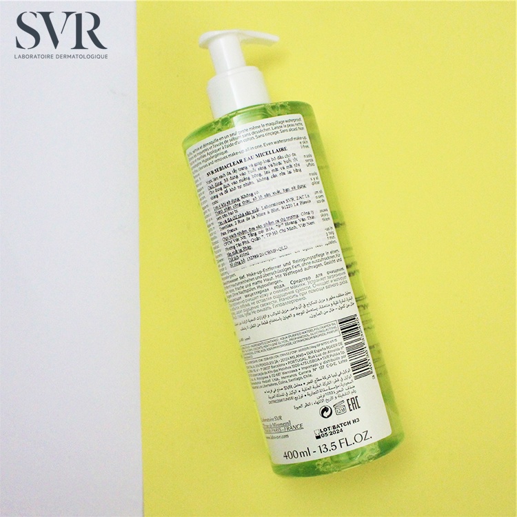 [NHẬP KHẨU-TEM PHỤ] Nước tẩy trang SVR cho da dầu mụn Sebiaclear Eau Micellaire 400ML