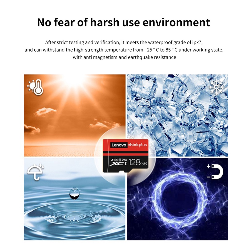 Thẻ nhớ Micro TF102 Lenovo ABS 4GB 8GB 16GB 32GB 64GB 128GB tộc độ cao chống thấm nước