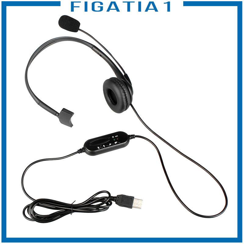 Tai Nghe Chụp Tai figatia1 Có Dây USB Tiện Dụng Cho Máy Tính / Laptop