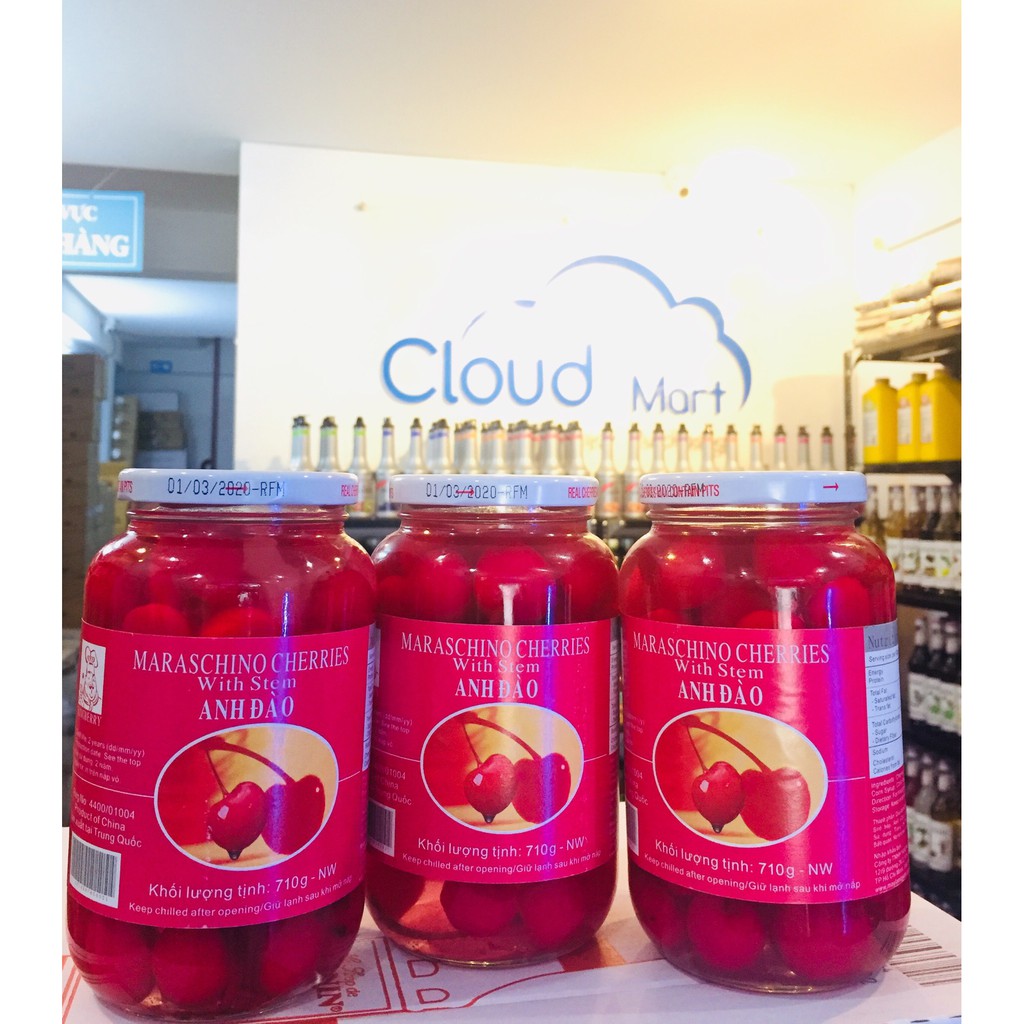 Cherry Đỏ Đóng Hộp 710g - Cloudmart