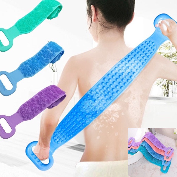Dây chà lưng 2 mặt silicon gai massage cơ thể , tẩy tế bào chết khi tắm Store4girls