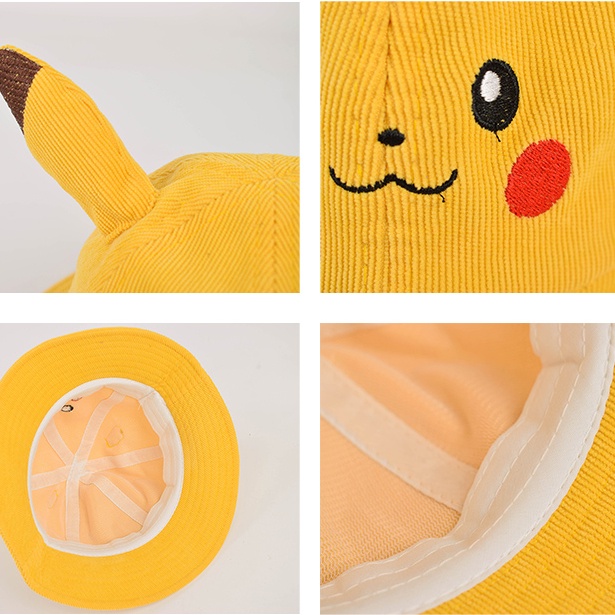 Mũ In Hình Pikachu Dễ Thương Cho Bé