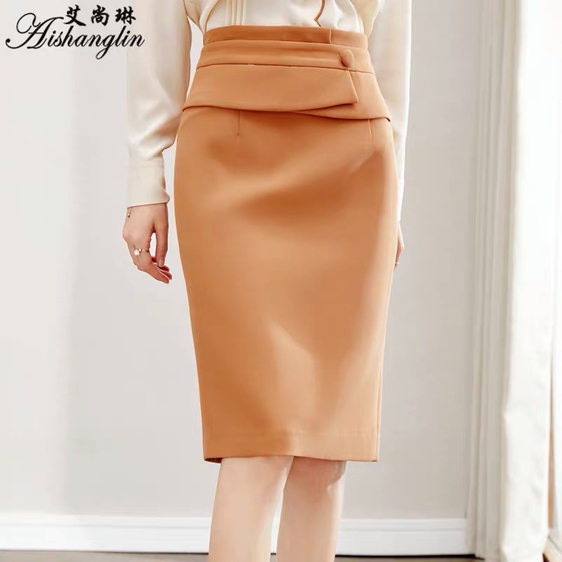 NEW Chân váy bút chì có phần cạp cách điệu sang chảnh