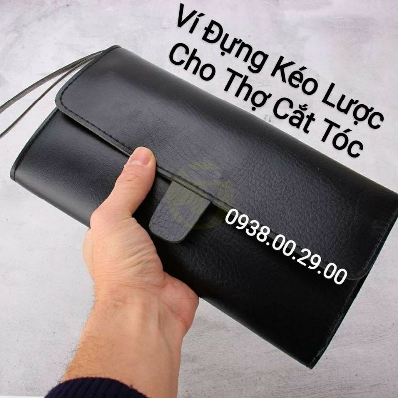 Túi Đựng Kéo Cắt Tóc Cầm Tay, Ví Đựng Kéo Cắt Tóc Cho Thợ. (Ảnh thật)