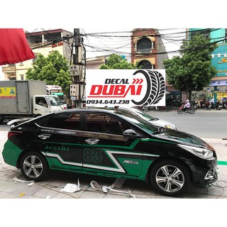 Tem Dán Sườn Xe Hyundai Accent 83