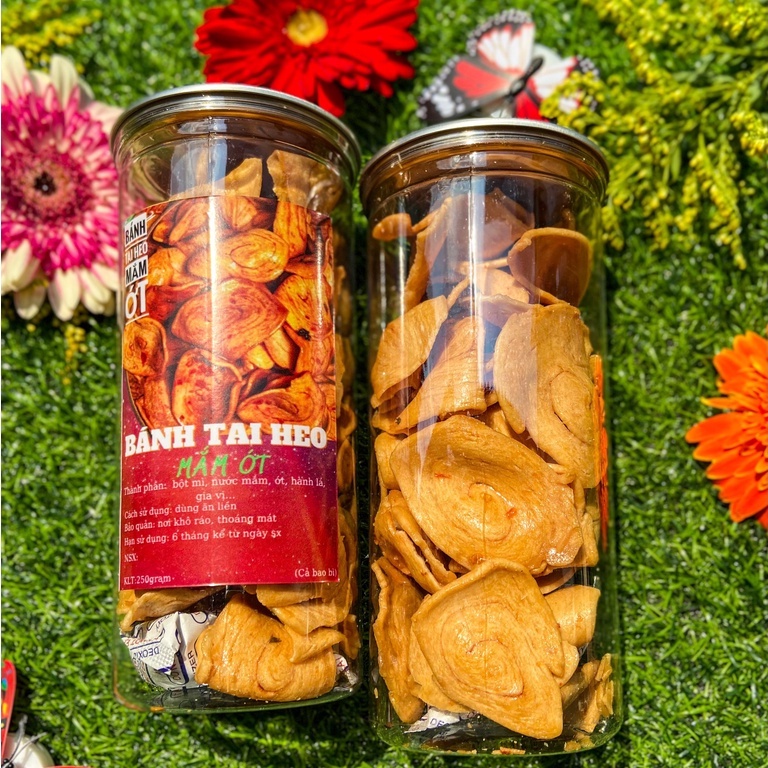 250g🍅Bánh tai heo sốt mắm bơ giòn rụm, siêu thơm