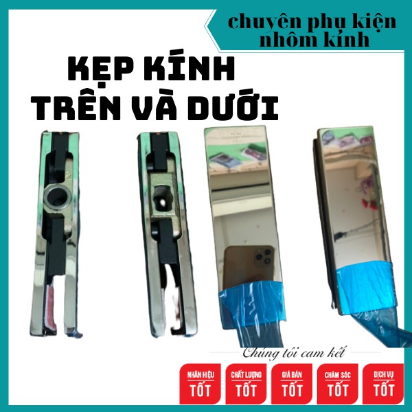 Kẹp kính trên dưới vvp - kẹp vvp