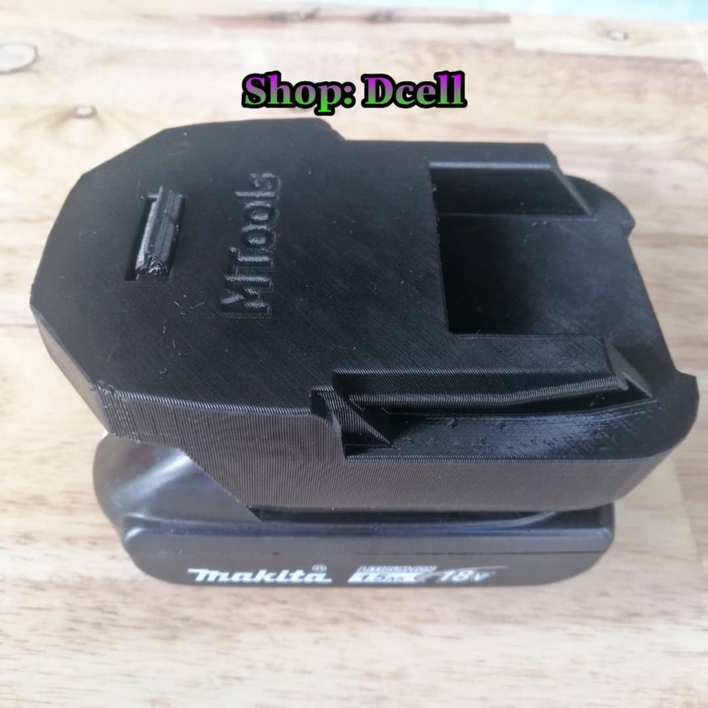 Đế Chuyển Pin Makita 18v Cho Máy AEG - AEG Ridgid In 3D Siêu Bền - Pin Makita Sang AEG