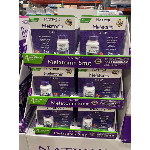 viên ngậm dễ ngủ melatonin 5mg