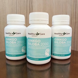 Viên uống bổ não Healthy Care Ginkgo Biloba 2000mg 100 Viên