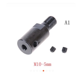 Đầu Trục Kẹp Lưỡi Cưa, Lưỡi Cắt M10 trục 5mm Cho Động Cơ 775