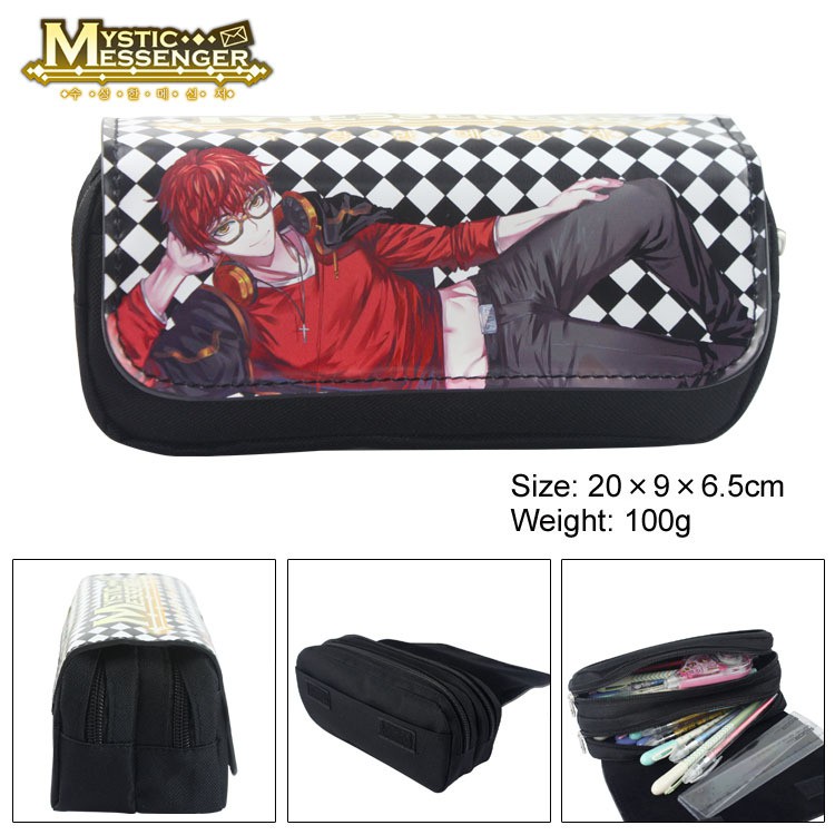 Mystic Messenger Student Canvas Pencil Case