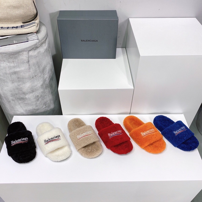 Dép bông đi trong nhà của nữ thương hiệu thời trang cao cấp Balenciaga 2021 nhiều màu
