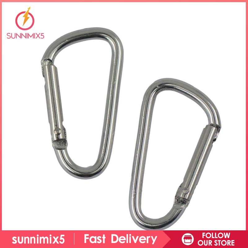 Set 20 Móc Khóa Chữ D Bằng Nhôm Đa Năng