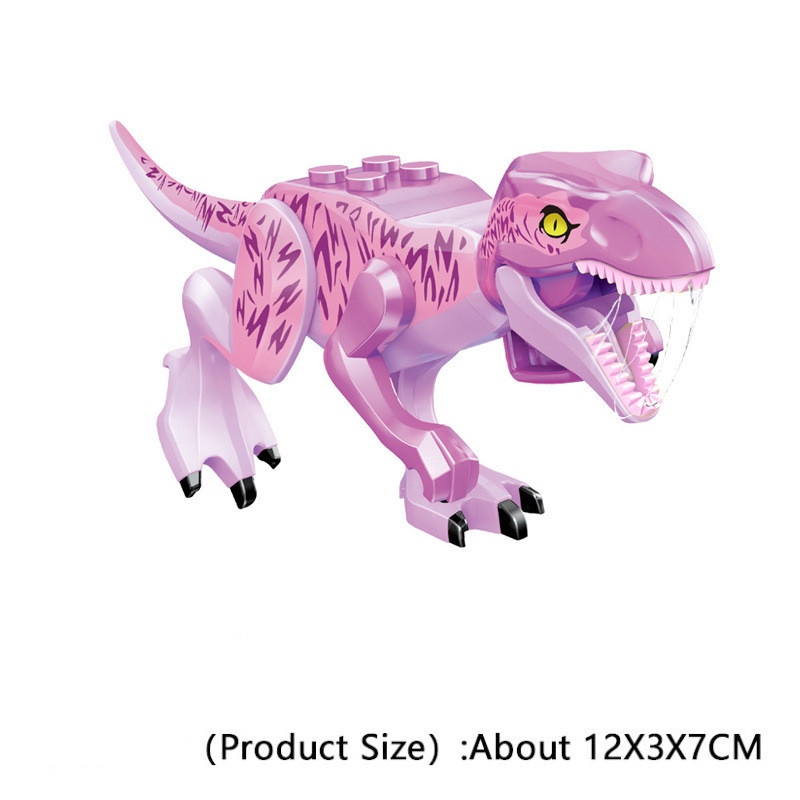 Bộ Đồ Chơi Lắp Ráp Khủng Long T-Rex Tyrannosaurus Dilophosaurus Cho Bé