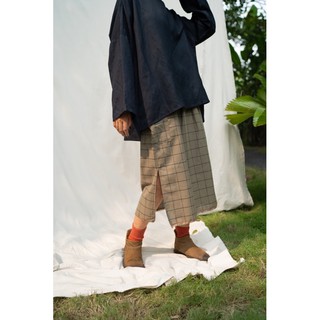 Chân váy linen Rêu