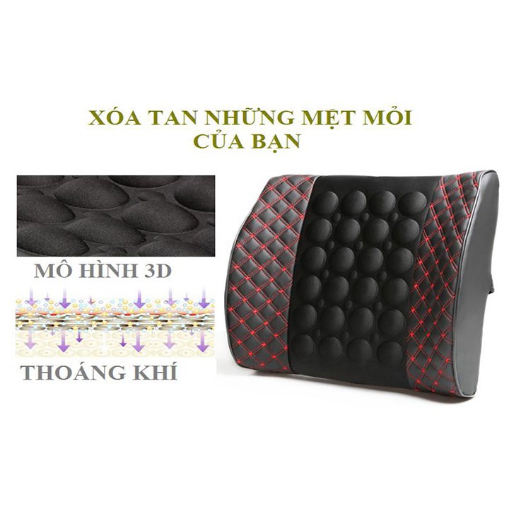 ĐỆM MASSAGE LƯNG GHẾ XE HƠI