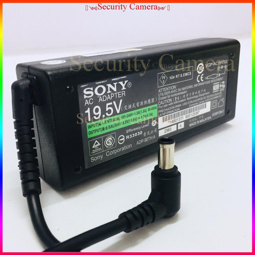 Sạc Sony Vaio Dòng 19.5V - 4.7A 90W chân cắm 6.5mm*4.4mm (Adapter Sony 19.5V – 4.7A) (dùng chung cho Màn hình LG 19V)
