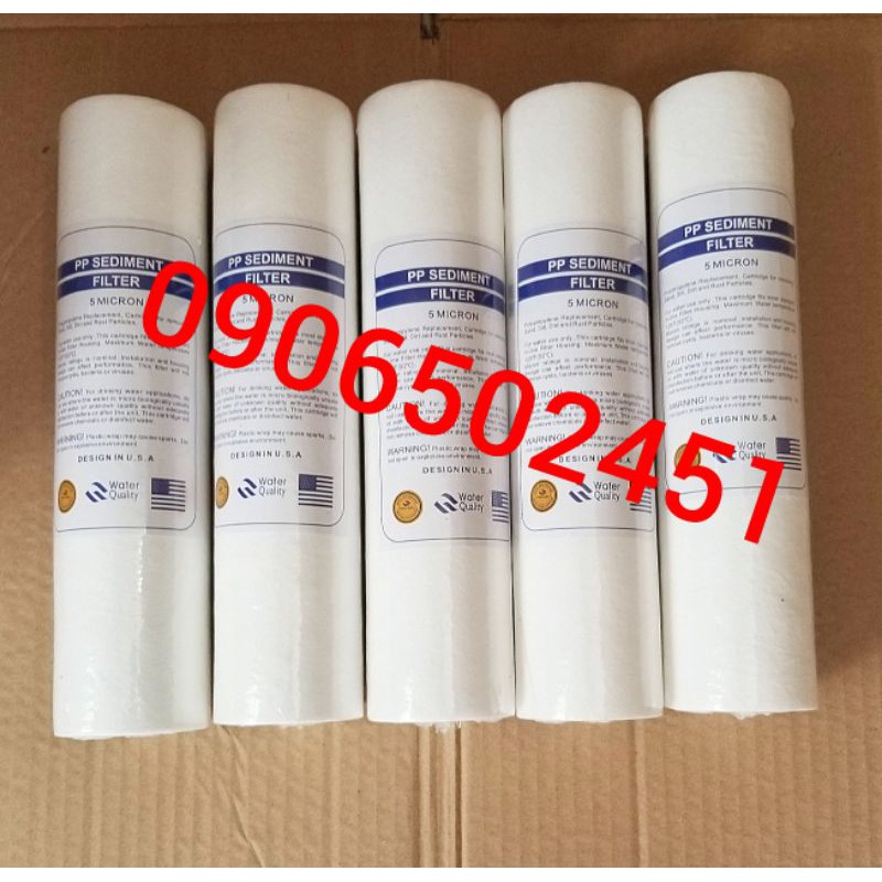 (ẢNH THẬT) Bộ 10 lõi lọc nước số 1 PP 10inch (trắng) HÀNG USA | BigBuy360 - bigbuy360.vn