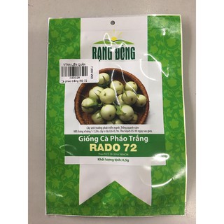 Hạt Giống Cà pháo trắng RĐ 72