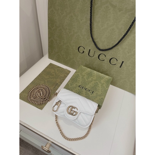 Túi Gucci mamont nano size 11 Full box
