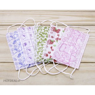 Set 10 khẩu trang y tế người lớn họa tiết-giao ngẫu nhiên
