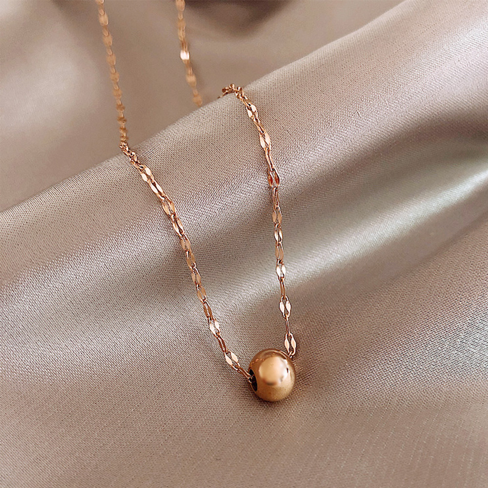 vòng cổ Mặt Tròn Bằng Thép Không Gỉ