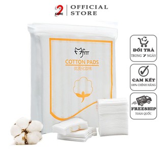 Bông tẩy trang 222 miếng 🍀 Bông Tẩy Trang Cotton 3 Lớp