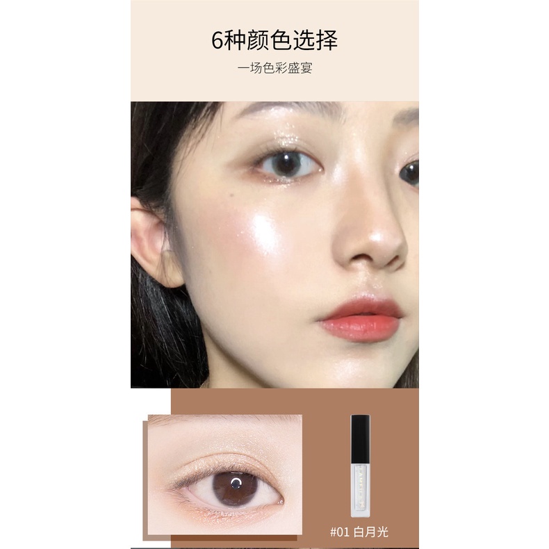 [Hàng mới về] Phấn mắt dạng lỏng Lameila hiệu ứng ngọc trai lấp lánh chống thấm nước