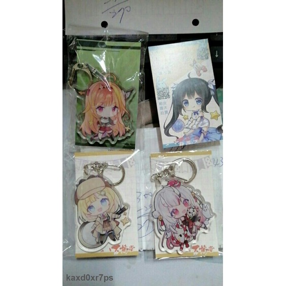 Siêu Giảm Giá Móc Chìa Khóa Bằng Acrylic Hình Ookami Mio Nakiri Ayame Gawr Gura Usada Pekora Độc Đáo