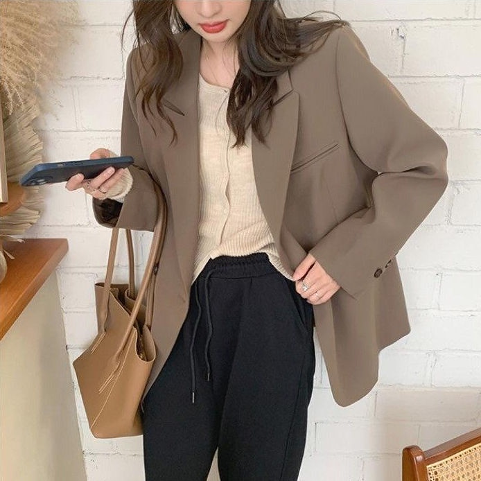 Áo Khoác Blazer Phong Cách Hàn Quốc Thời Trang Xuân Thu 2023 Mới