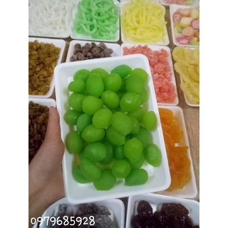 500g mứt đào xanh bao tử