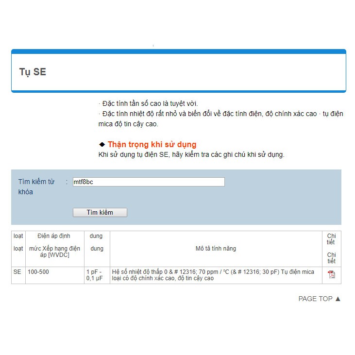 Tụ điện Mica SOSHIN SE 0.01uF/100V