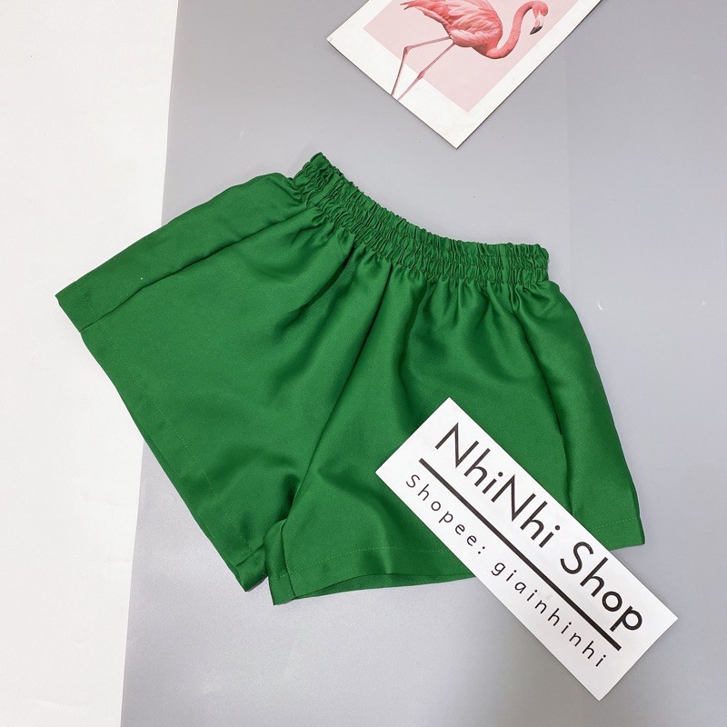 Quần short phồng tacta cạp chun, Quần đùi cạp cao có túi 2 bên CS675 - NhiNhi Shop | BigBuy360 - bigbuy360.vn