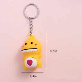 Móc Khoá Khủng Long Béo Cute