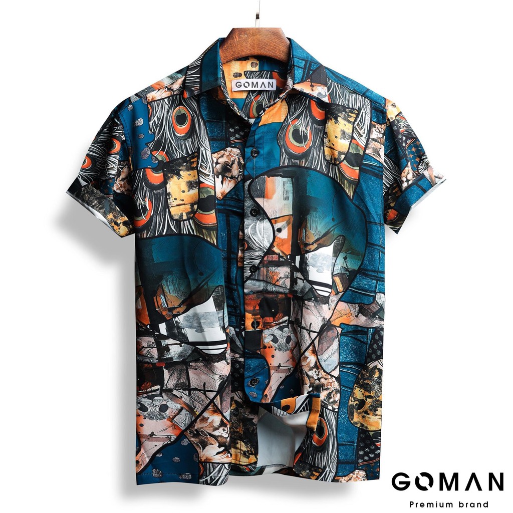 Áo sơ mi nam cao cấp họa tiết vải lụa chéo xịn MS002