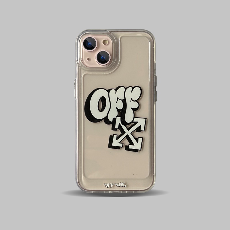 Ốp Điện Thoại Chống Sốc Họa Tiết OFF-WHITE Cho iPhone 11 13 12 X XS Pro Max XR 12 13