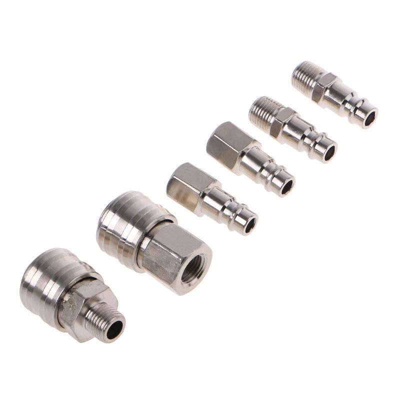 Set 6 Đầu Nối Ống Khí Áp Suất Cao Chuyên Dụng