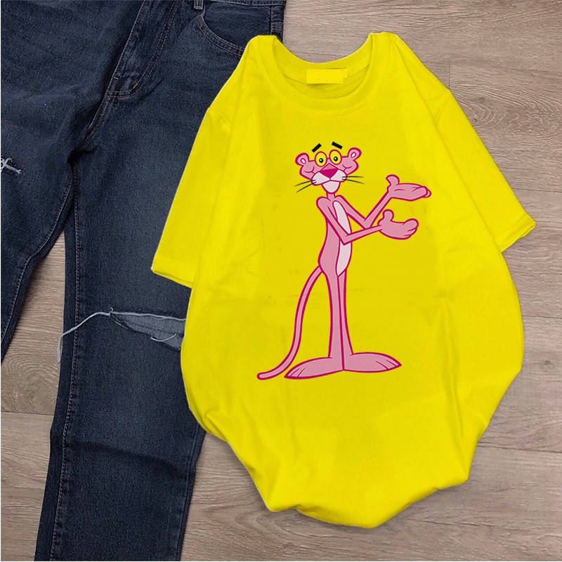Áo thun Unisex Chú Báo Hồng vỗ tay