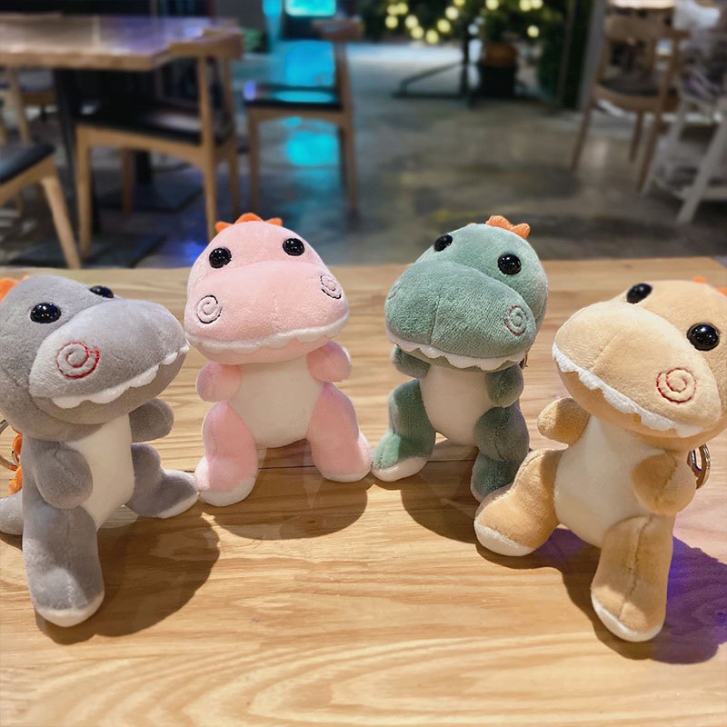 Móc Khóa Khủng Long Nhồi Bông Dễ Thương