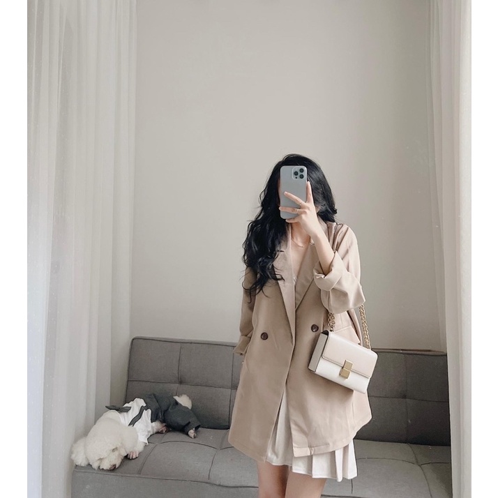 ( CỰC RẺ ) Áo blazer dáng rộng Samhyewear