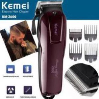 Tông đơ cắt tóc chuyên nghiệp kemei km-2600 - hàng nhập khẩu 2020