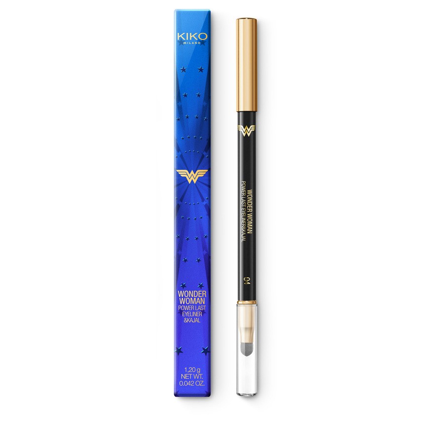 Chì Kẽ Mắt Sắc Nét Lâu Trôi Kiko Wonder Woman Power Last Eyeliner&amp;Kajal Chì Kẽ 2 trong 1 Kiko Milano Italy