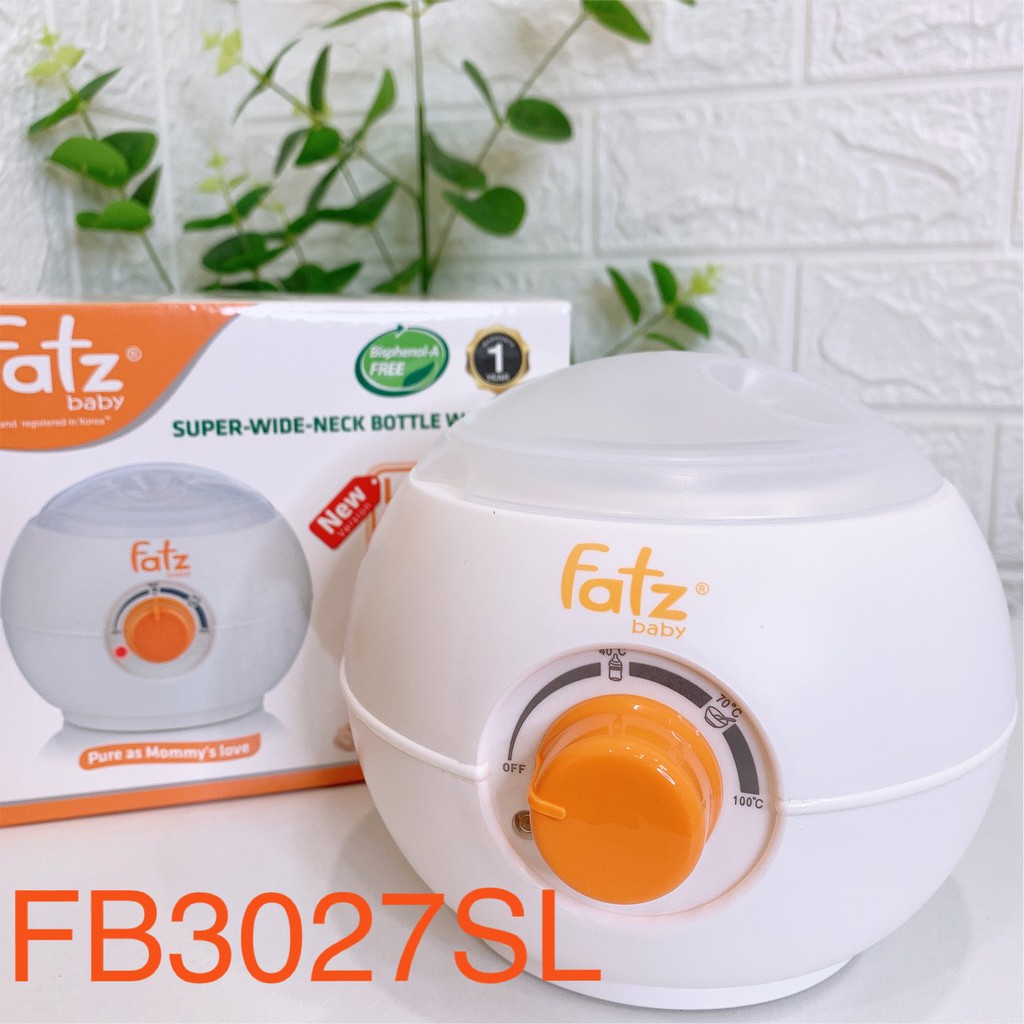 MÁY HÂM SỮA CHO BÌNH CỔ SIÊU RỘNG Fatz Baby FB3027SL (mẫu mới núm màu XÁM)