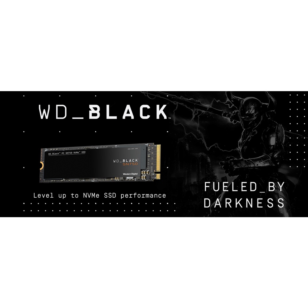 Ổ Cứng SSD 250GB 500GB 1TB WD Black SN750 NVMe M2 PCIe Gen 3 x4 2280 (WDS250G3X0C / WDS500G3X0C) | BigBuy360 - bigbuy360.vn