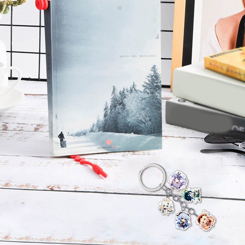 Tmdbyx Móc Khóa Acrylic Họa Tiết Hoạt Hình Dễ Thương