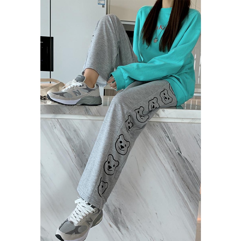 NRVP Quần Thể Thao Ống Rộng Phong Cách Thời Trang Hàn Quốc Dành Cho Nam Và Nữ